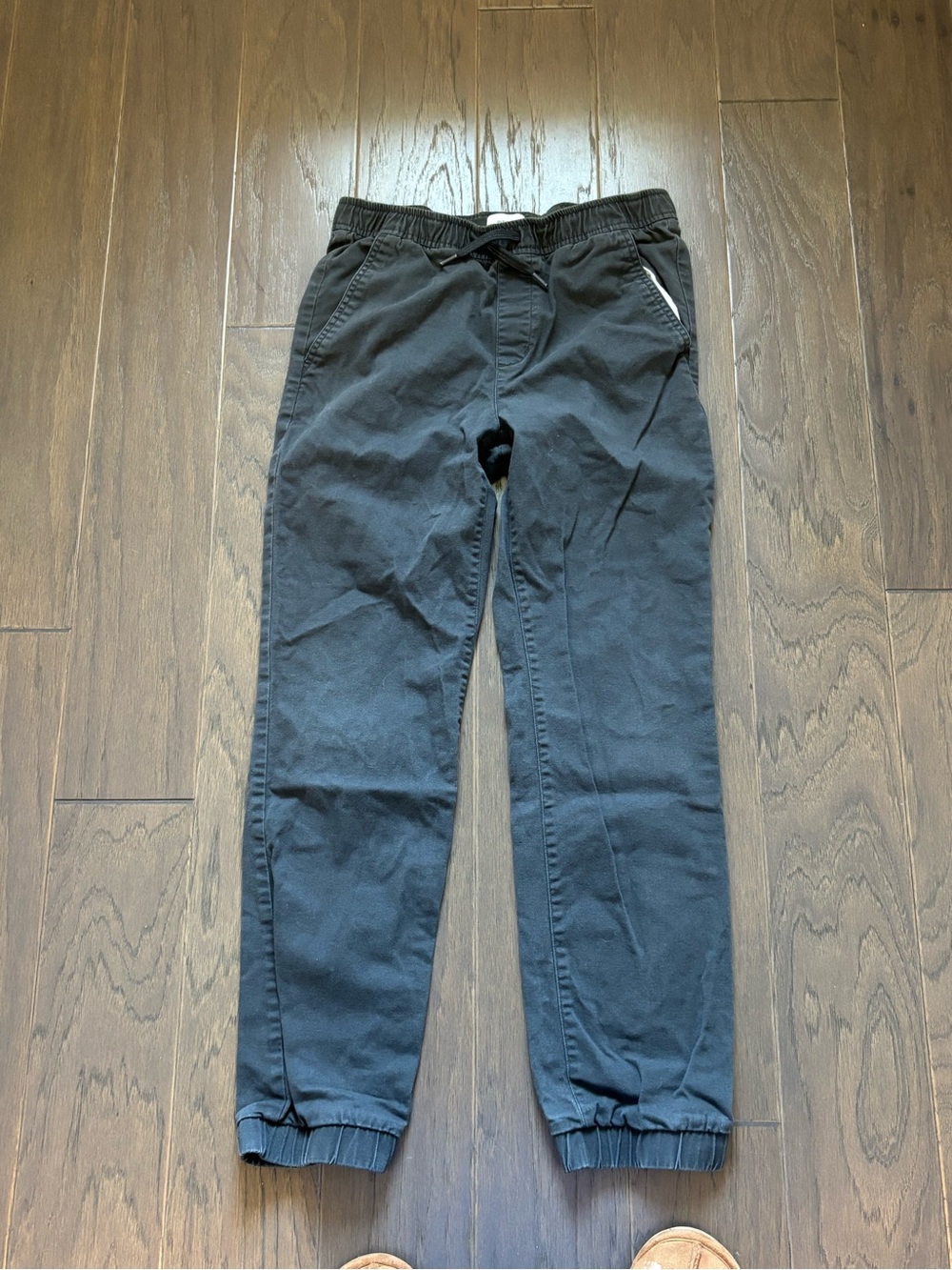 Old Navy Men's Black Jogger Pants with Drawstring Waist